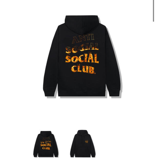 ANTI(アンチ)のANTI SOCIAL SOCIAL CLUB HOODIE SIZE L メンズのトップス(パーカー)の商品写真