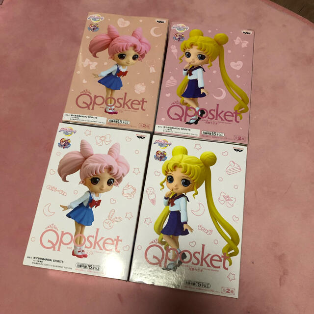 キューポスケット セーラームーン 4種セット qposket ちびうさ月野うさぎ