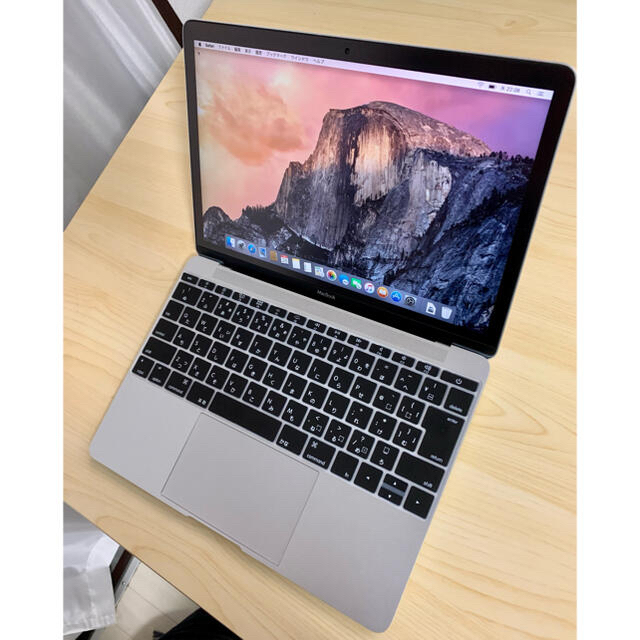 Apple(アップル)の【超美品】MacBook 12インチ 2015 スマホ/家電/カメラのPC/タブレット(ノートPC)の商品写真