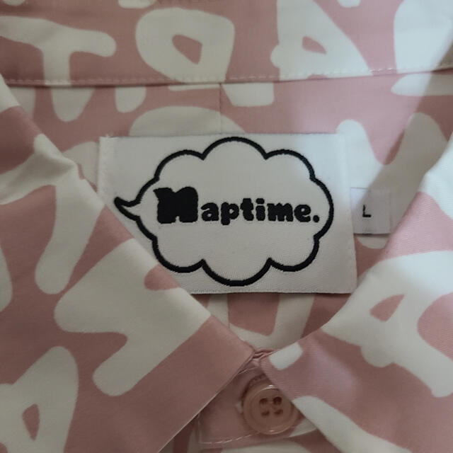 AAA(トリプルエー)のNissy naptime 5分袖シャツ 総柄PINK エンタメ/ホビーのタレントグッズ(ミュージシャン)の商品写真