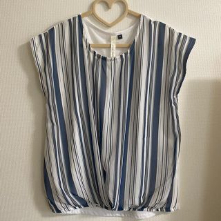 as-ideal✨カットソー✨ストライプ✨未使用品(カットソー(半袖/袖なし))