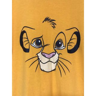 ディズニー(Disney)のシンバ　ビッグフェイスTシャツ　半袖　ライオンキング(Tシャツ/カットソー(半袖/袖なし))