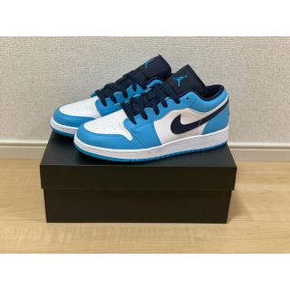 ナイキ(NIKE)のNIKE AIR JORDAN 1 LOW "UNIVERSITY BLUE" (スニーカー)