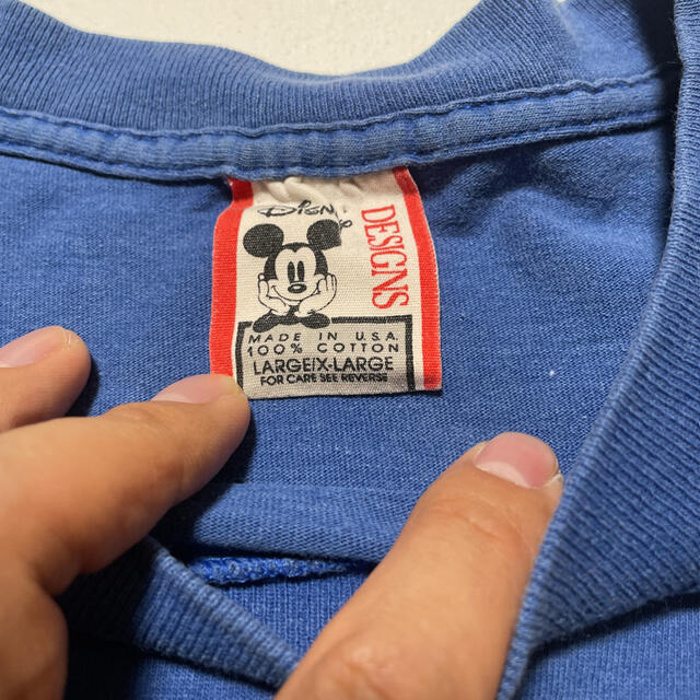 Disney(ディズニー)の【L～XLサイズ】80～90年代 ドナルドダックTシャツ ディズニー メンズのトップス(Tシャツ/カットソー(半袖/袖なし))の商品写真