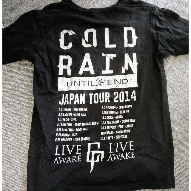 coldrain Tシャツ Until the End 2014