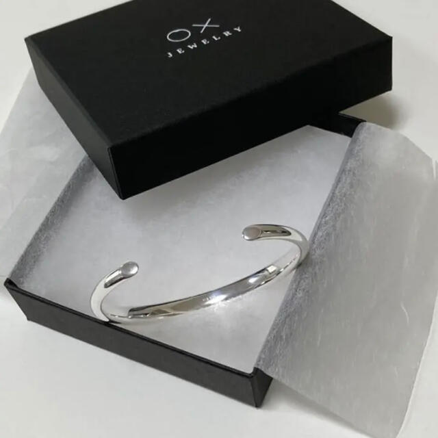 OX004 / Silver Curve Bangle OXジュエリー