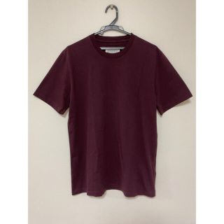 マルタンマルジェラ(Maison Martin Margiela)のMAISON MARGIELA メゾンマルジェラ 無地Tシャツ ワインM美品(Tシャツ/カットソー(半袖/袖なし))