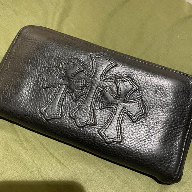 華麗 Chrome Hearts - 極美品 クロムハーツ セメタリークロス 長財布