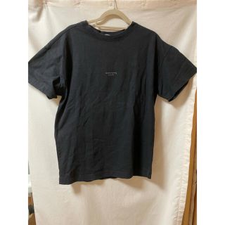 新品 L Acne Studios ネックロゴ Tシャツ 049