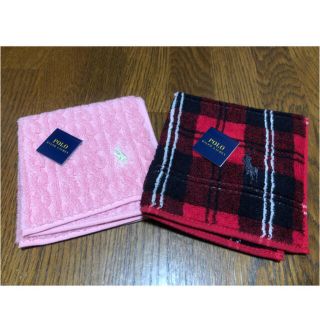 ポロラルフローレン(POLO RALPH LAUREN)の【2枚セット】タオルハンカチ ポロラルフローレン 新品 メンズ レディース(ハンカチ)