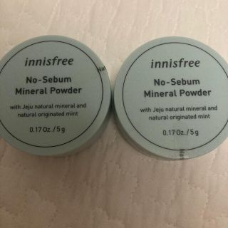 イニスフリー(Innisfree)のイニスフリー ノーセバム ミネラル パウダー　2個  (フェイスパウダー)