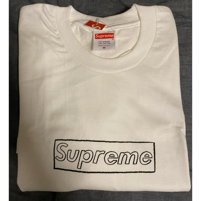 Supreme KAWS Chalk Logo Tee 白 M | hmgrocerant.com