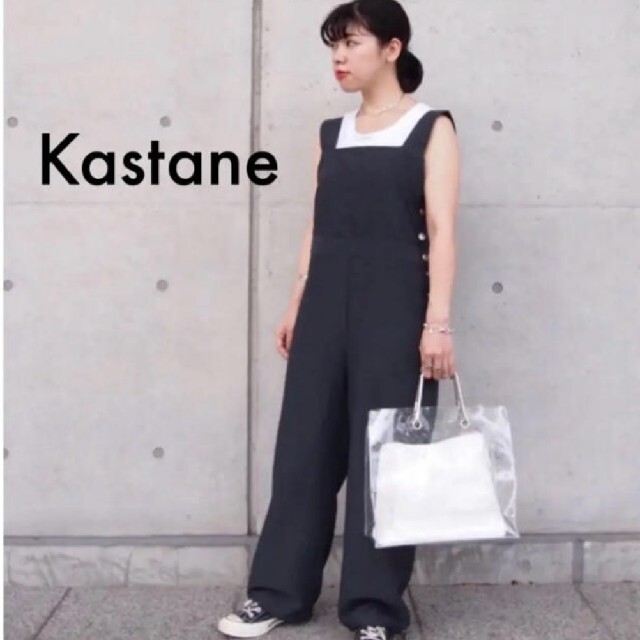 Kastane(カスタネ)の裾リボンオールインワン❤︎ レディースのパンツ(オールインワン)の商品写真