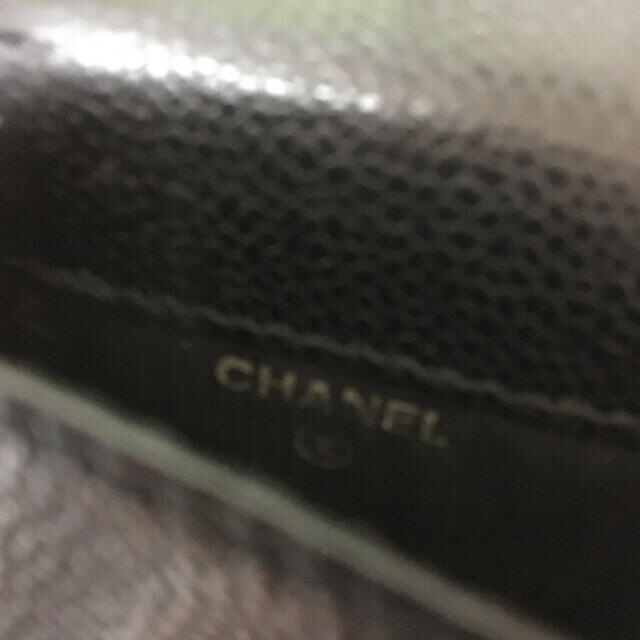 CHANEL(シャネル)のるぅきゅん様 専用 CHANELキャビアスキン シガレットケース 正規品 ポーチ メンズのファッション小物(タバコグッズ)の商品写真