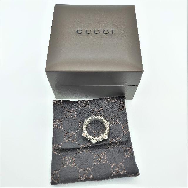 Gucci(グッチ)のGUCCI グッチ ディアマンテ スタッズ リング シルバー SV925 メンズのアクセサリー(リング(指輪))の商品写真