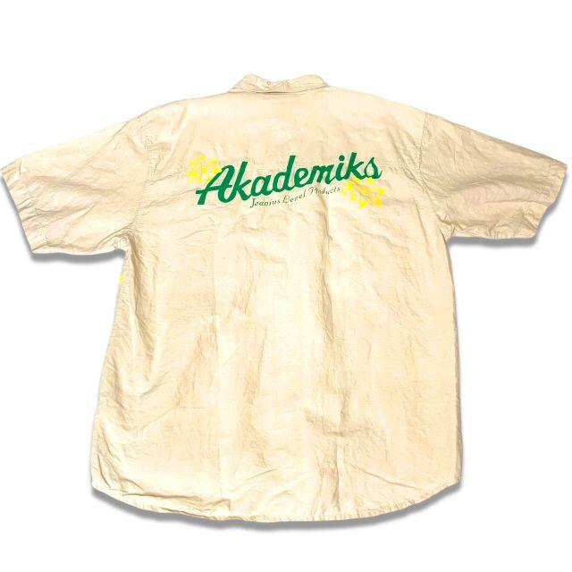 AKADEMIKS(アカデミクス)の00s アカデミクス アロハシャツ ベージュ 2XL Akademiks メンズのトップス(シャツ)の商品写真