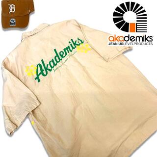 アカデミクス(AKADEMIKS)の00s アカデミクス アロハシャツ ベージュ 2XL Akademiks(シャツ)