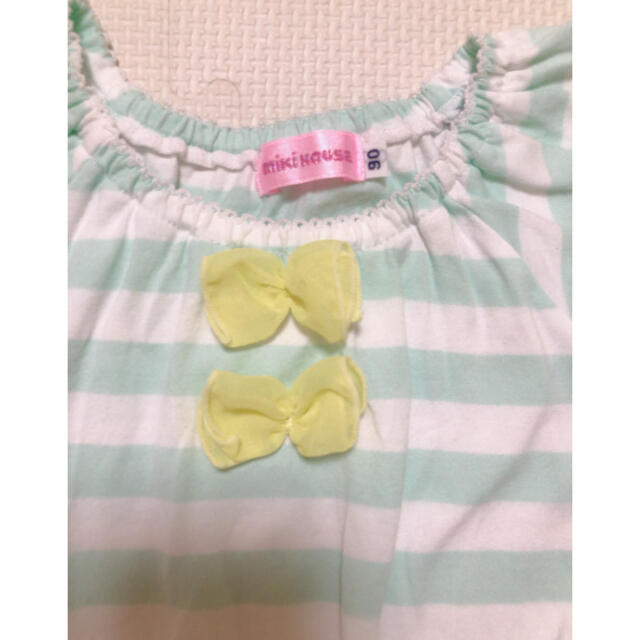 mikihouse(ミキハウス)の3点セット　ミキハウス　ワンピース　Tシャツ　90 キッズ/ベビー/マタニティのキッズ服女の子用(90cm~)(ワンピース)の商品写真