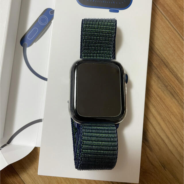 Apple Watch(アップルウォッチ)のApple Watch Series 6 GPS 44mm ブルーアルミニウム メンズの時計(腕時計(デジタル))の商品写真