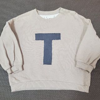 フタフタ(futafuta)のテータテート　イニシャルトレーナー　95(Tシャツ/カットソー)