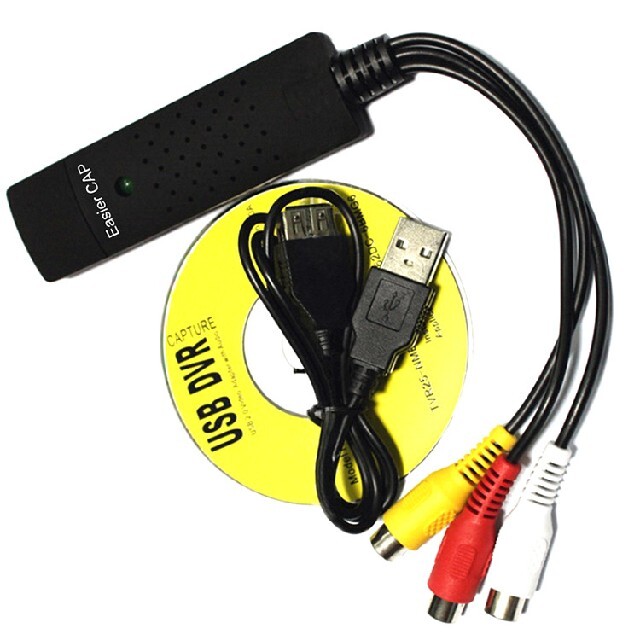 ビデオキャプチャー キャプチャーケーブル USB 2.0 ビデオ変換 VHS スマホ/家電/カメラのテレビ/映像機器(映像用ケーブル)の商品写真
