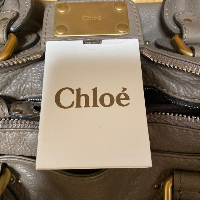 希少 美品》 Chloe クロエ バック パディントン 大型 白 www
