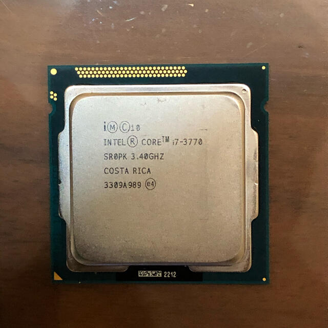 【CPU】Intel Core i7-3770 箱・ファン無し