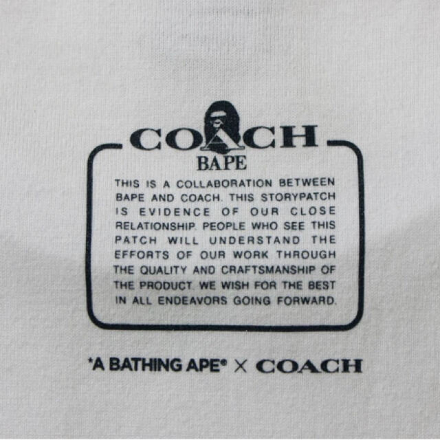 コーチ x BAPE コラボ Tシャツ XL | nonnosuspension.com