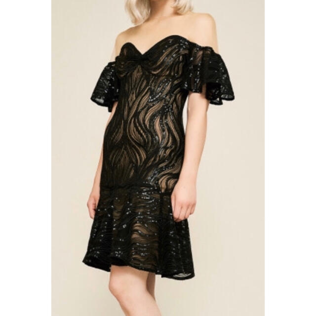 【土日限定SALE】Tadashi Shoji 膝丈ワンピース 定価約8万円