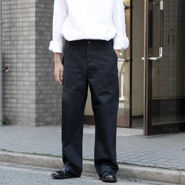 COMOLI(コモリ)のoriko様専用　アプレッセ A.PRESSE M-43 ベイカーパンツ 黒  メンズのパンツ(ワークパンツ/カーゴパンツ)の商品写真