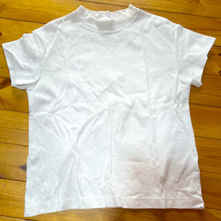 ジーユー(GU)の白Tシャツ　Sサイズ(Tシャツ(半袖/袖なし))