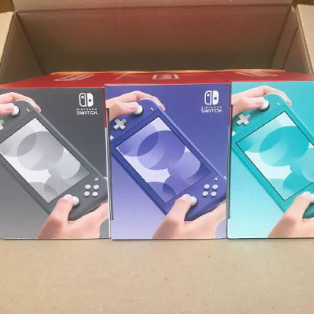 Nintendo Switch Lite 3台(ターコイズ2台とイエロー1台)