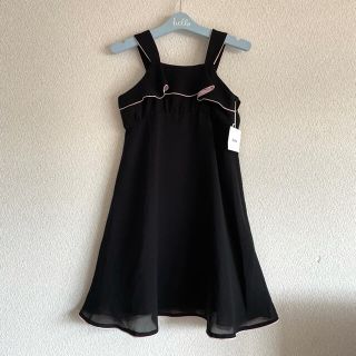 ベベ(BeBe)の【未使用】BeBe べべ♡ワンピースドレス 黒 発表会 フォ－マルドレス♡120(ドレス/フォーマル)