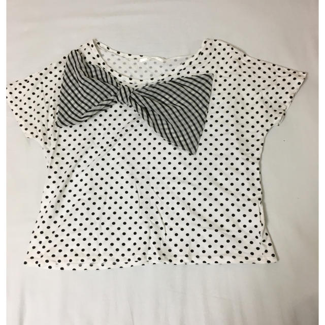 RETRO GIRL(レトロガール)のリボン Tシャツ レディースのトップス(Tシャツ(半袖/袖なし))の商品写真
