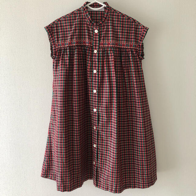 キッズ/ベビー/マタニティご専用【美品】familiar ワンピース サイズ110cm