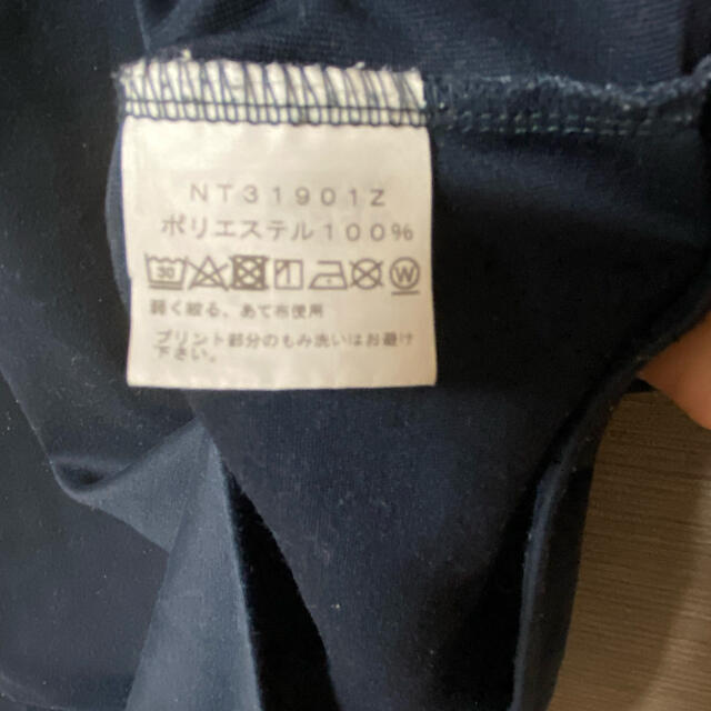 THE NORTH FACE(ザノースフェイス)のハイサ様専用　ノースフェイス　ネイビーTシャツ　半袖 メンズのトップス(Tシャツ/カットソー(半袖/袖なし))の商品写真