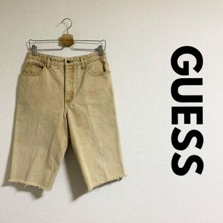 ゲス(GUESS)の【USA製】GUESS 90sビンテージ　カットオフデニム(ショートパンツ)