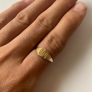 英国Foster Family  9ct シグネットリング