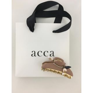 アッカ(acca)のacca 新品同様 ヘアクリップ(バレッタ/ヘアクリップ)