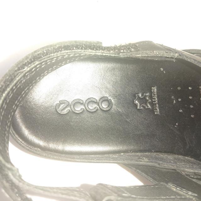 ECHO(エコー)のECCO(エコー) サンダル 37 レディース - 黒 レディースの靴/シューズ(サンダル)の商品写真