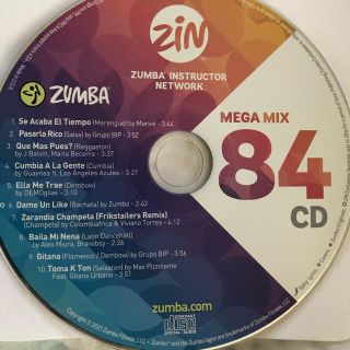 ズンバ(Zumba)のズンバメガミックス84 CD(クラブ/ダンス)