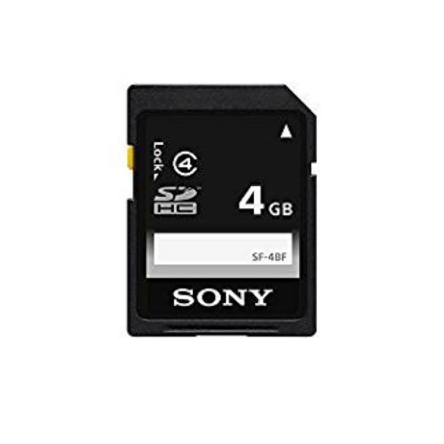 SONY(ソニー)のSONY SDカード(4GB) SD card  スマホ/家電/カメラのカメラ(コンパクトデジタルカメラ)の商品写真