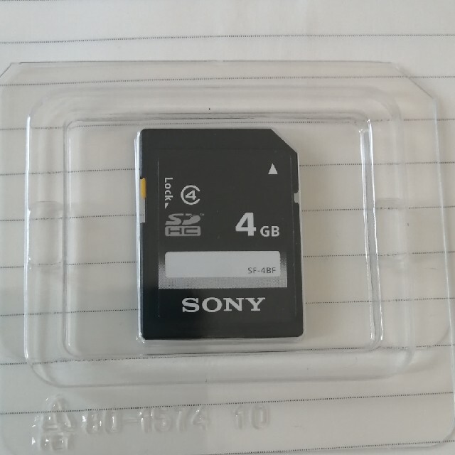 SONY(ソニー)のSONY SDカード(4GB) SD card  スマホ/家電/カメラのカメラ(コンパクトデジタルカメラ)の商品写真