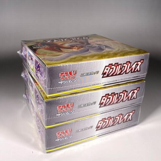 新品未開封】ポケモンカード ダブルブレイズ(3BOX)シュリンク付き 新品未開封】ポケモンカード ダブルブレイズ(3BOX)シュリンク付き