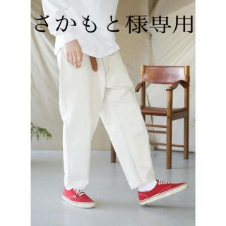 ワンエルディーケーセレクト(1LDK SELECT)の【美品】unfil 5Pワイドテーパードデニムパンツ 3(デニム/ジーンズ)