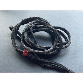 ゴローズ(goro's)の革紐　革ひも　革ヒモ　ゴローズ goros 黒(ネックレス)