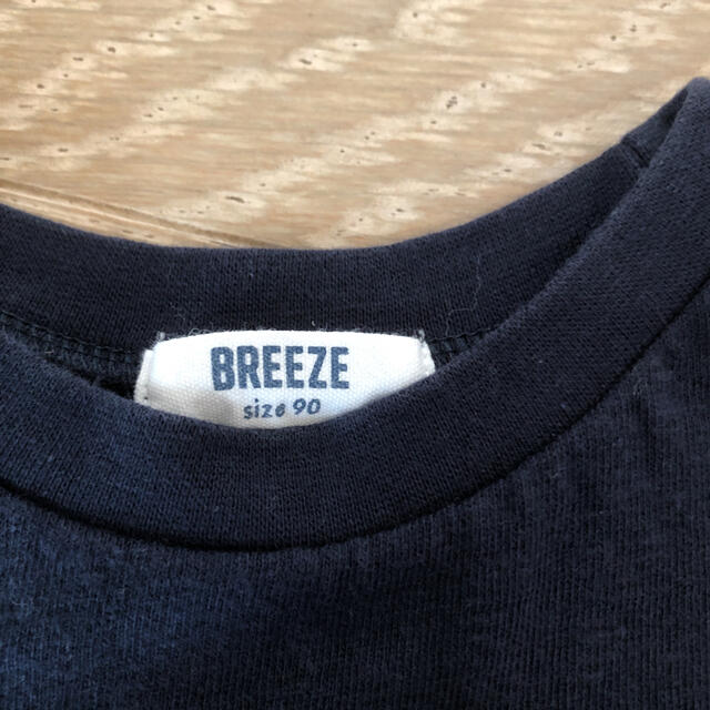 BREEZE(ブリーズ)のワンピース　ネイビー　90サイズ  キッズ/ベビー/マタニティのキッズ服女の子用(90cm~)(ワンピース)の商品写真