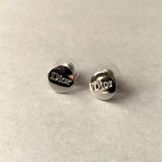 Dior ピアス 両耳 シルバー アンティーク ロゴ クリスチャンディオール