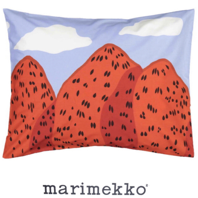 marimekko(マリメッコ)のマリメッコ marimekko マンシッカヴォレット 枕カバー ピローケース インテリア/住まい/日用品の日用品/生活雑貨/旅行(日用品/生活雑貨)の商品写真