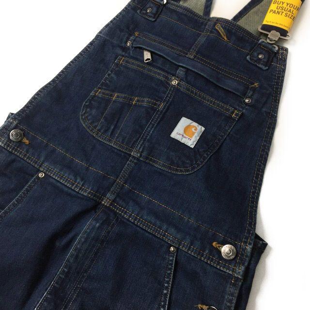 carhartt(カーハート)のカーハート オーバーオール US買付 デニム(32×32)青 181218-49 メンズのパンツ(サロペット/オーバーオール)の商品写真